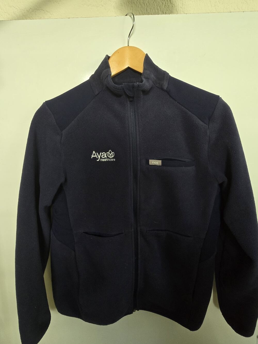 Figs Fleece On Shift Jacket, Navy, Women’s Mediuml— Comfy, Warm, Lots Of Pockets